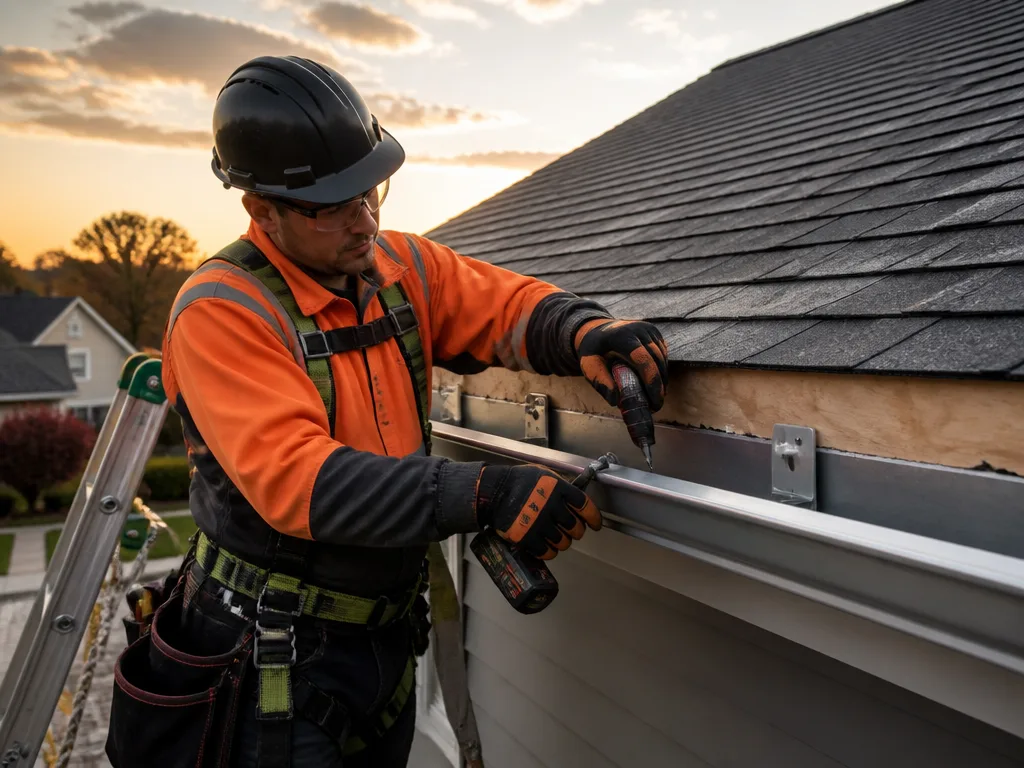 Aluminum Gutter Installation