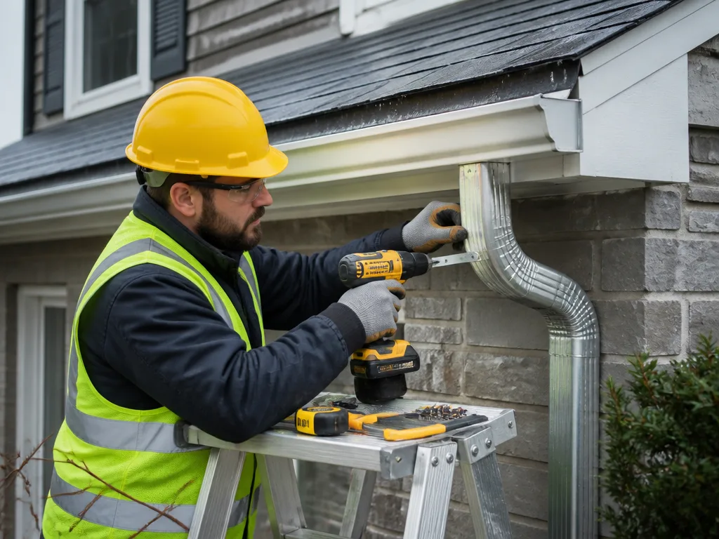 Downspout Installation