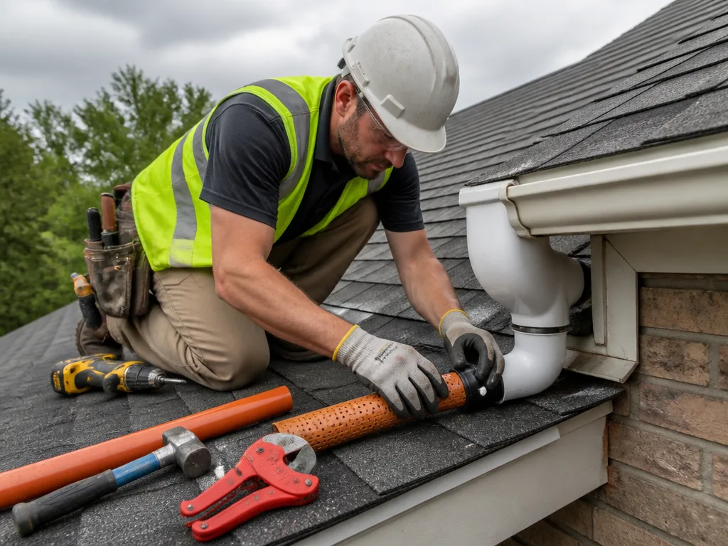 French Drain Tie-In