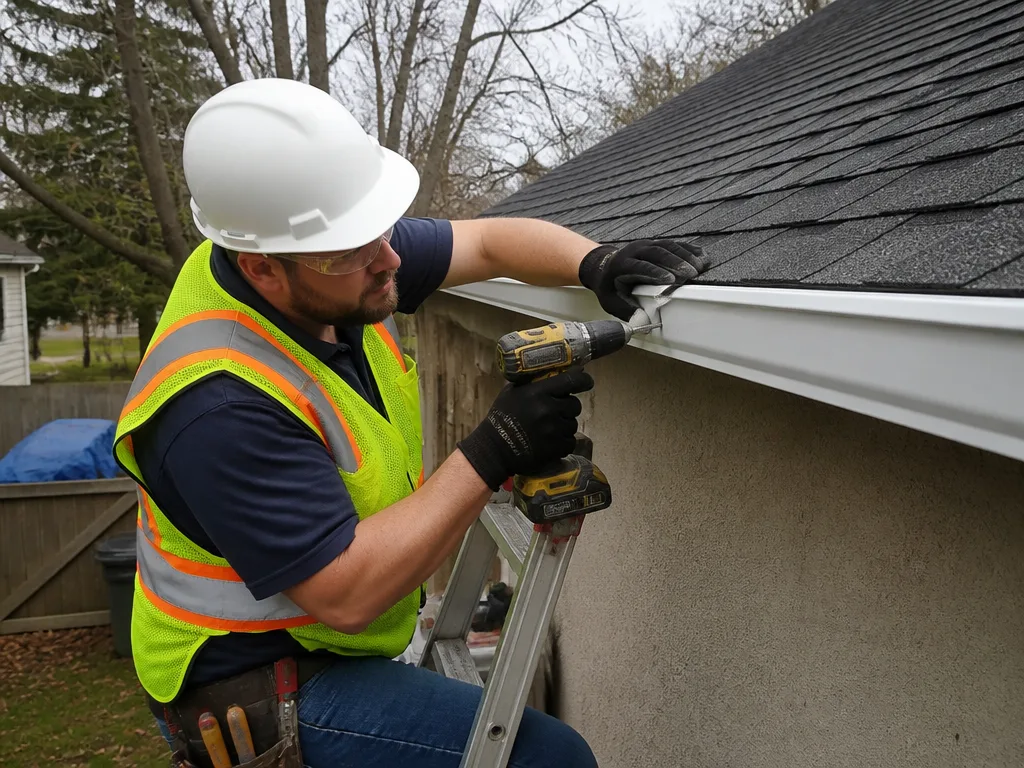 Vinyl Gutter Installation
